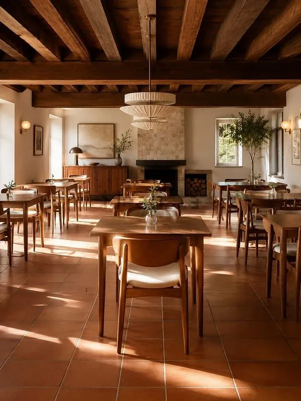 Salle à manger - Chalet with Agroturismo in Valderejo