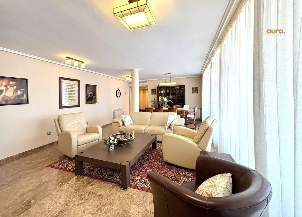 Living Room - Luxury Penthouse with Pool in Playa de San Juan
