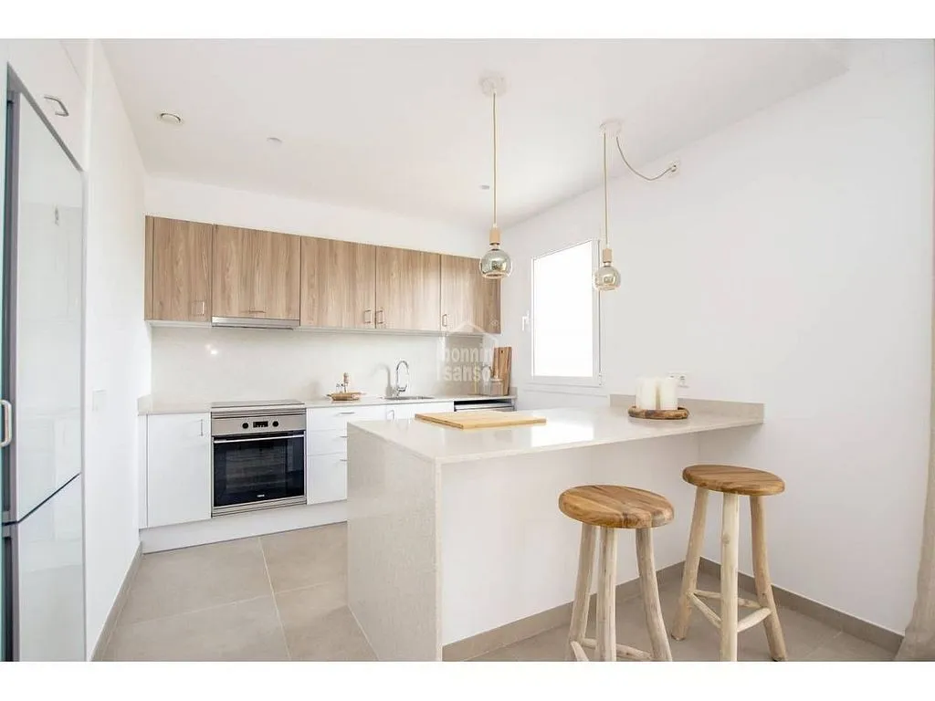 Cuisine - Modern Flat with Balcony and Terrace in Maó