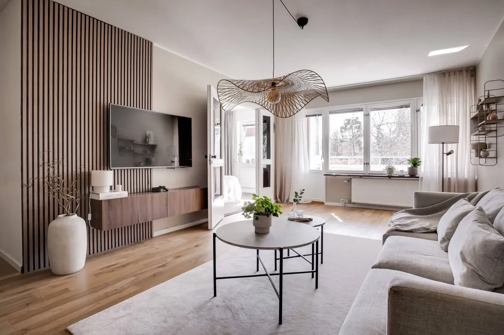 Séjour - Apartment with Balcony in Värmdö