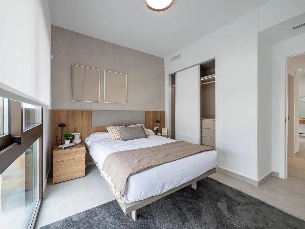 Bedrooms - New-Build Villa with Pool in Algorfa