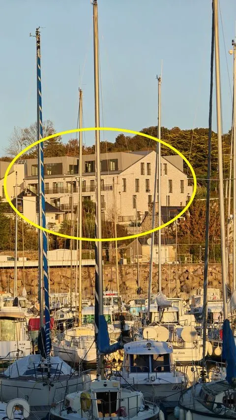 Vue aérienne - Appartement 3 Pièces avec Terrasse à Dahouët
