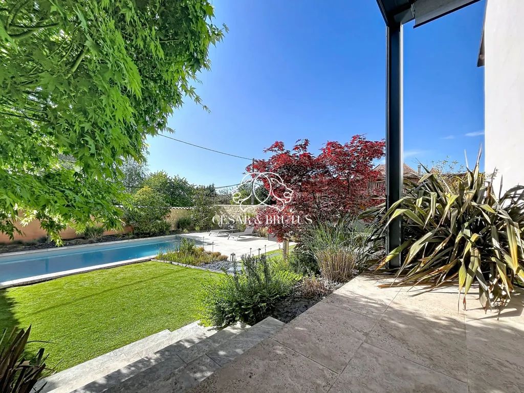 Pool - Rearranged House with Pool in Saint-Chef