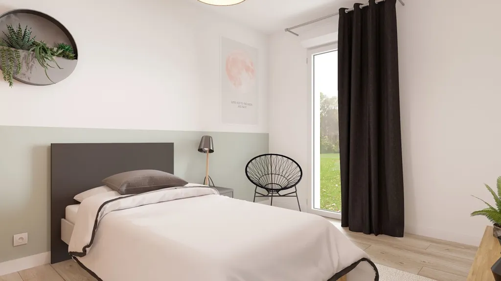 Bedrooms - New Bioclimatic House with 654m² Plot in Joze