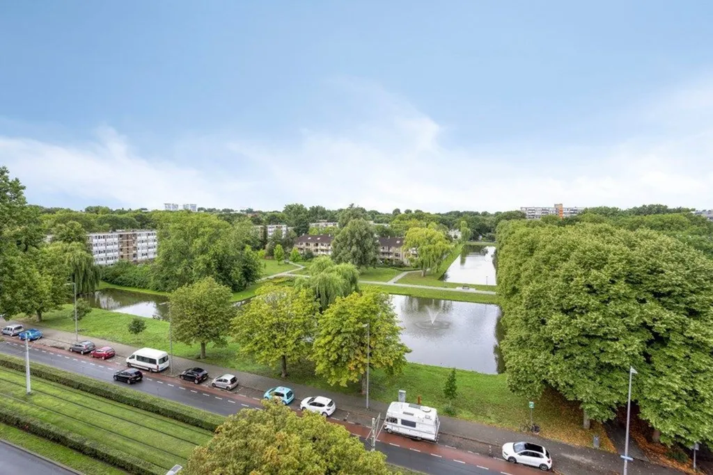 Õhuvaade - 1-Bedroom Apartment with Balcony in Rotterdam
