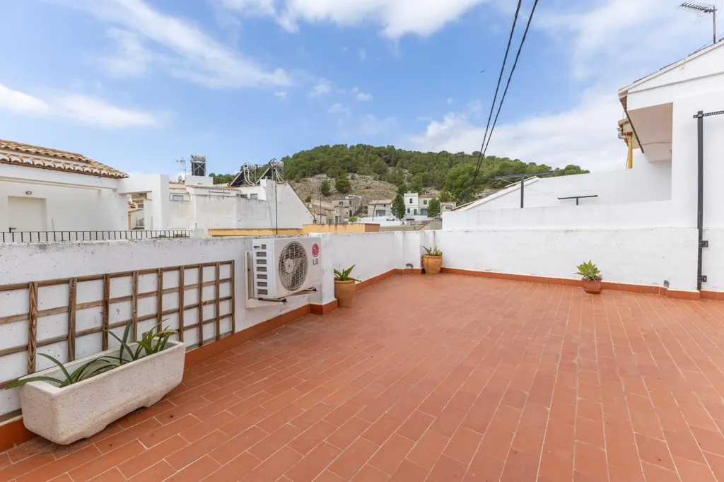 Terrasse - Apartment with Terrace in Llíria