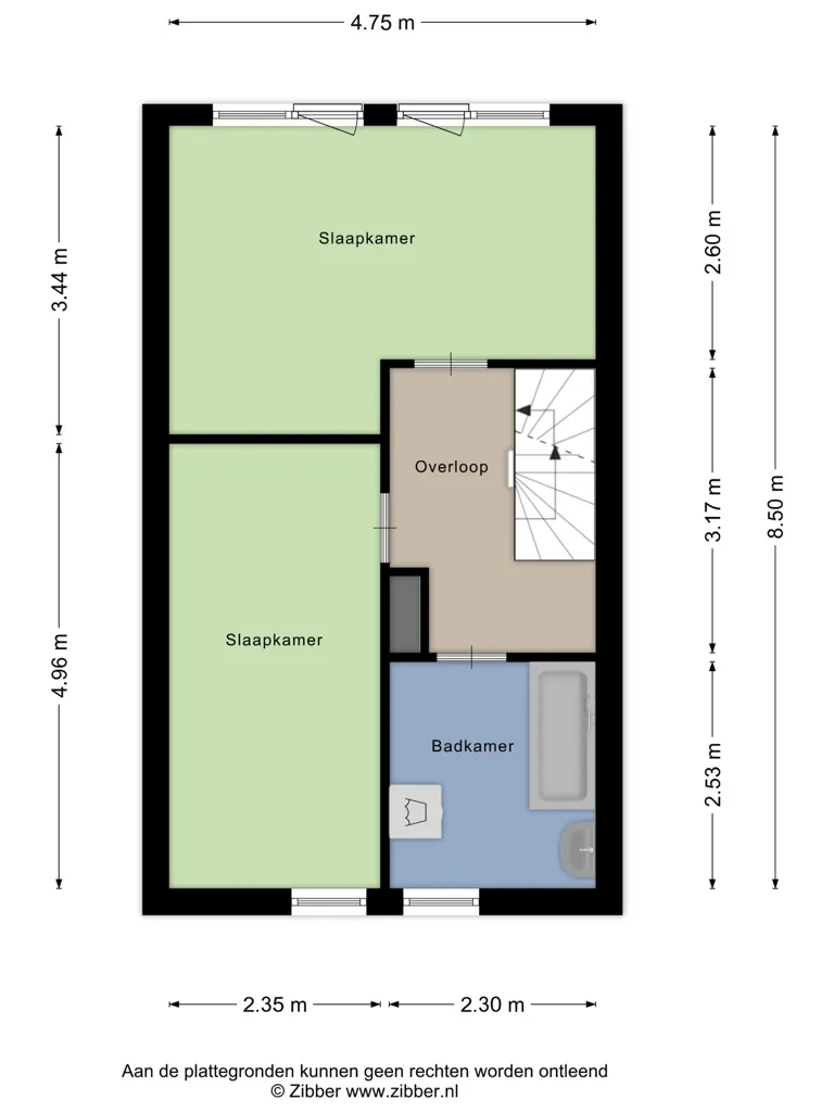 Plan - Maisonnette with Balcony in Rotterdam Centre