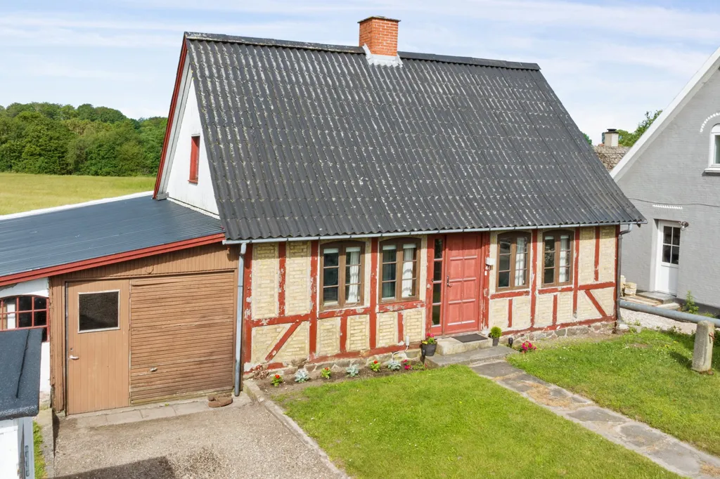 Vue aérienne - Historic Villa with Garden in Brobyværk