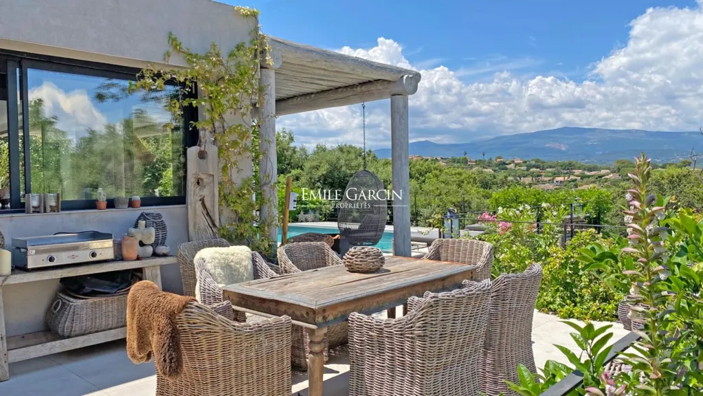 Terrass - Modern House with Pool in Valbonne