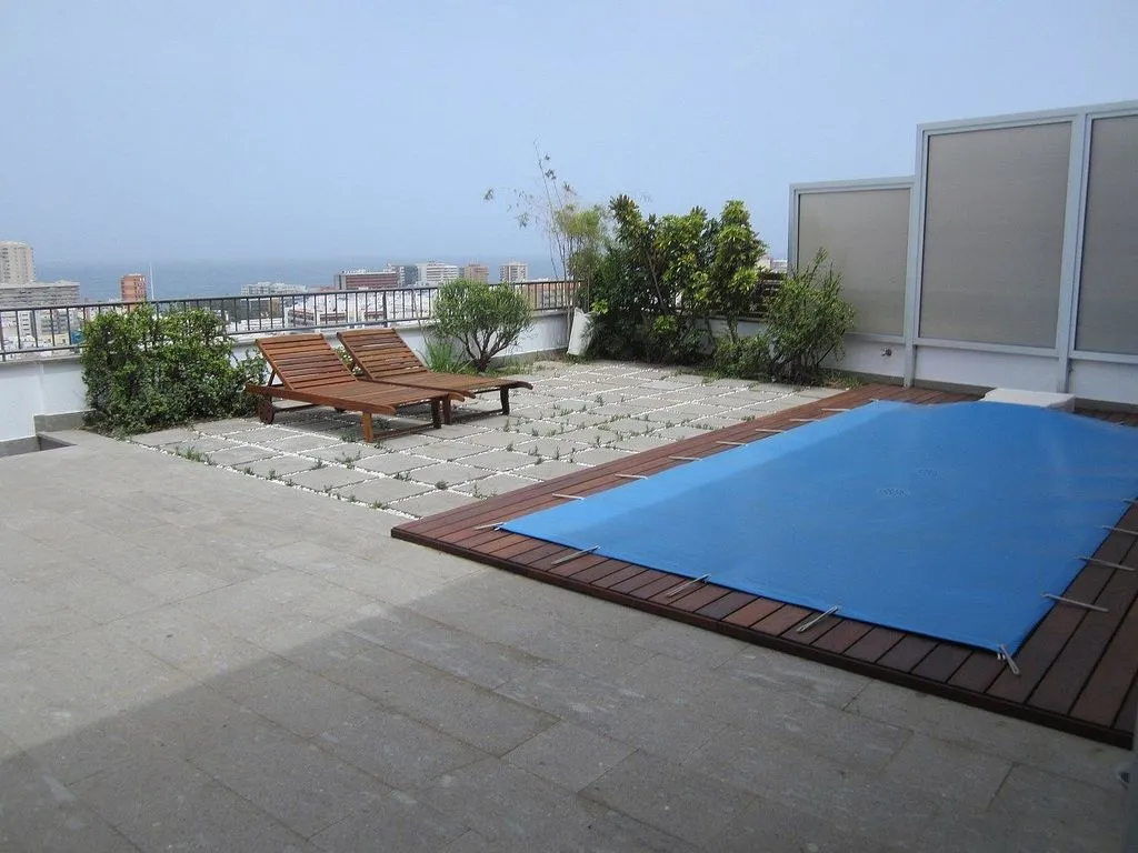 Piscine - Chalet with Sea View and Pool in Triana