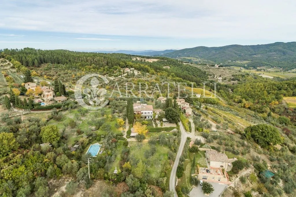 Õhuvaade - Luxury Villa with Pool in Greve in Chianti