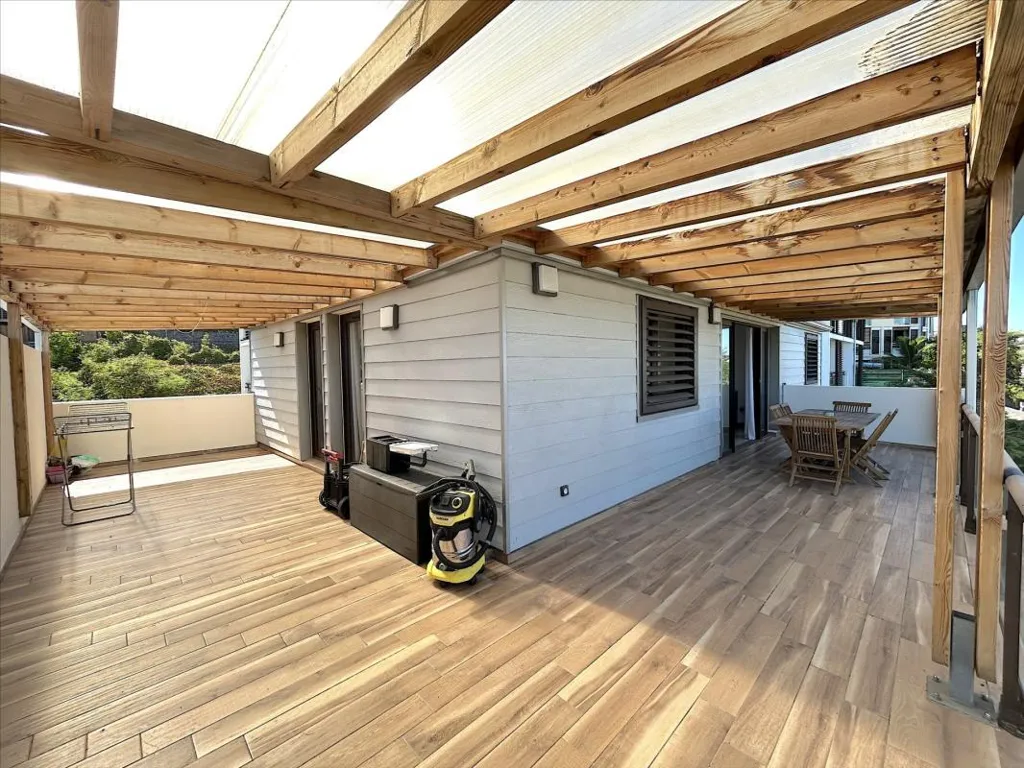 Terrasse - Appartement T4 avec Vue Océan à Saint-Gilles-les-Bains