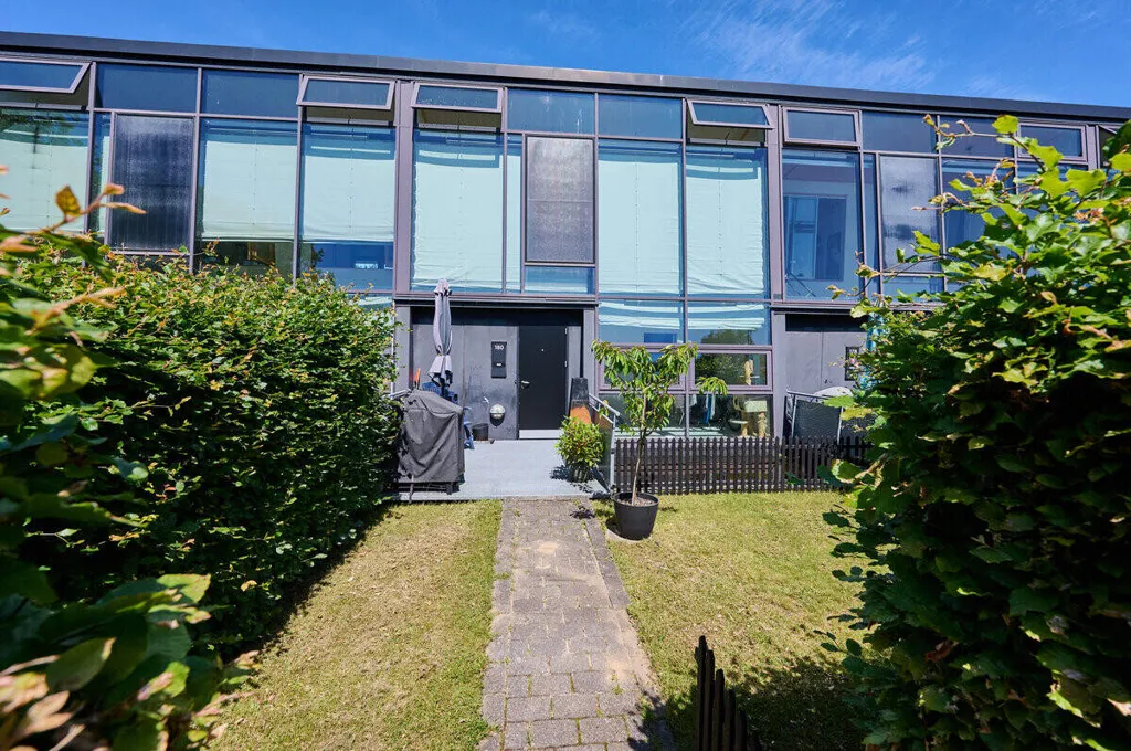 Garden - Eco-Friendly Terraced House in Ikast