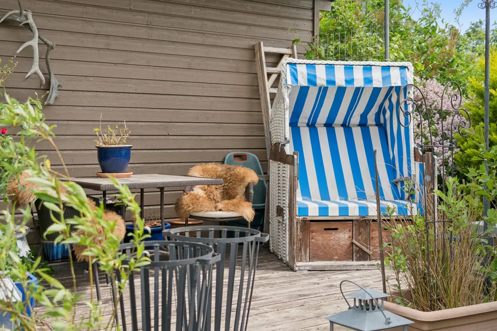 Terrasse - Swedish Villa with Panoramic Nature View in Hoptrup