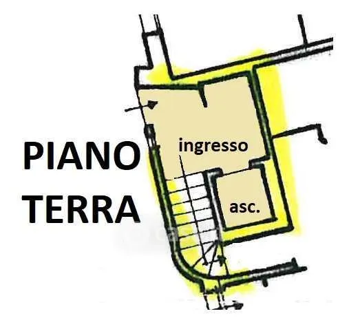 Plaan - Spacious Apartment with Private Lift in Vigevano