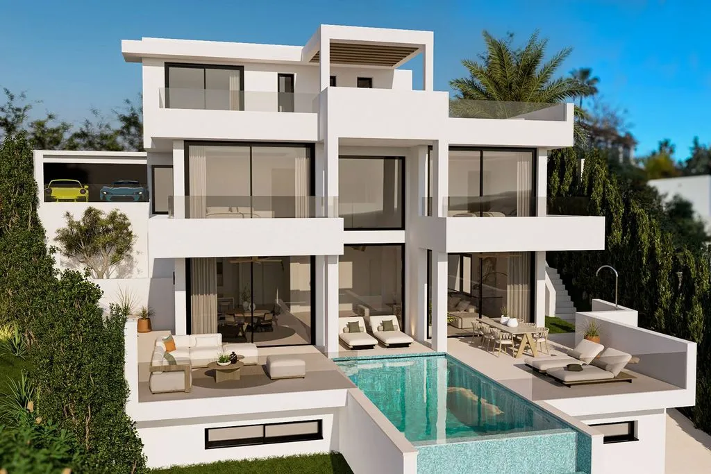 Piscine - Luxury Villa with Sea View in Benalmádena