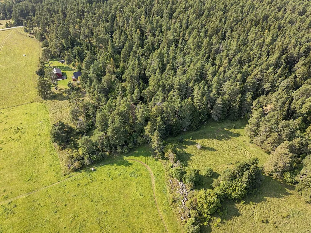 Vue aérienne - Plot with Potential for Cottage in Meiuste