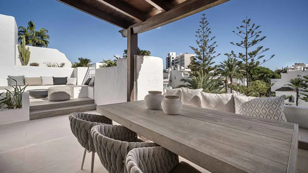 Terrace - Duplex Penthouse with Sea View in Marbella