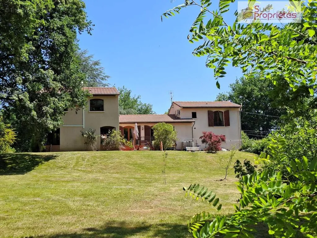 Jardin - Villa des Années 80 avec Grand Terrain à Aurignac