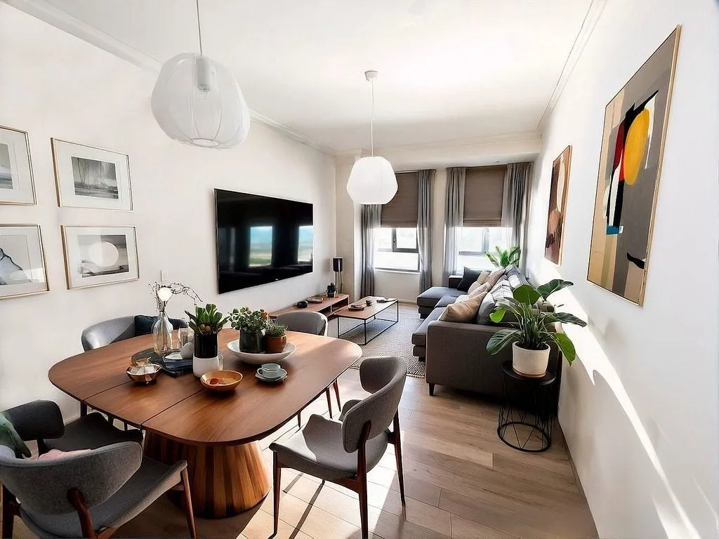 Sala da pranzo - Central District Apartment with Air Conditioning