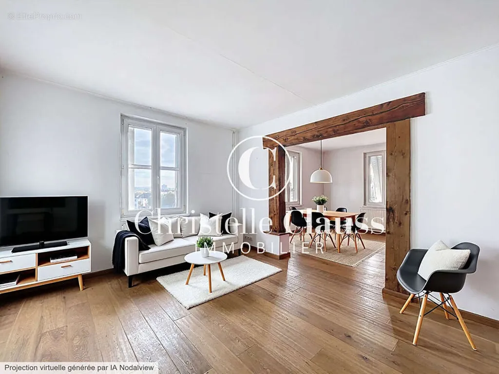 Séjour - Duplex 5 Pièces avec Garage à Bischheim