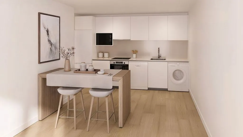 Köök - New Flat with Pool in Badajoz