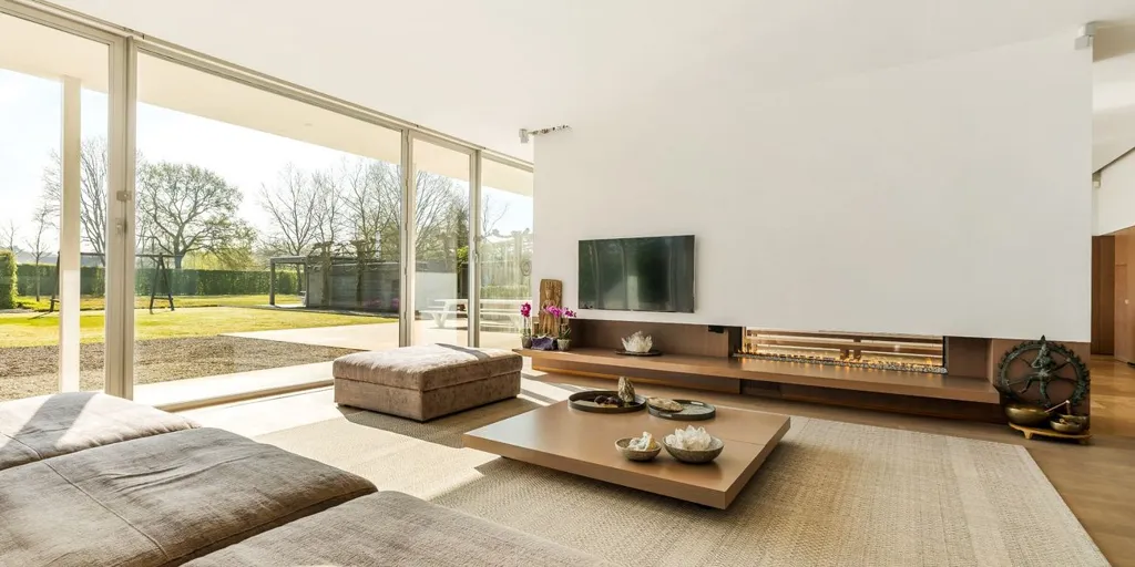 Living Room - Modern Villa with Wellness Area in Dessel