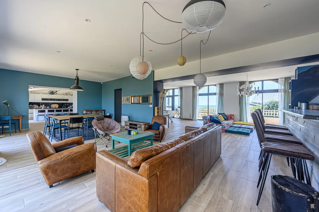 Soggiorno - Luxury Oceanfront Villa in Mesquer