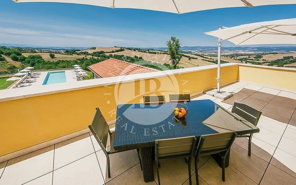 Terraza - Luxury Villa with Panoramic Pool in Manciano, Tuscany