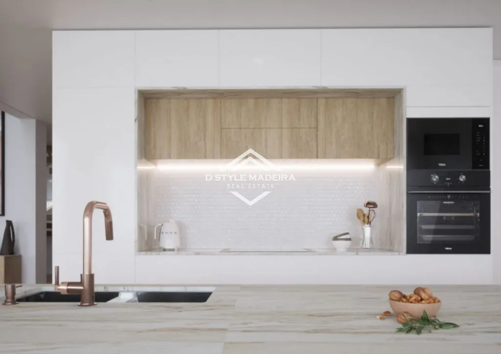 Kitchen - Luxury Villa with Sea View in Calheta