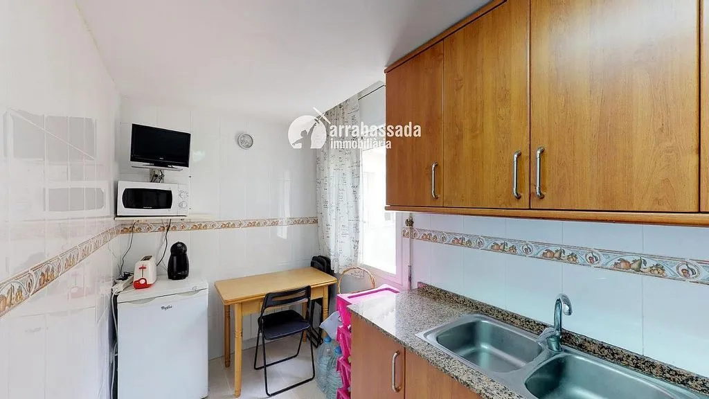 Köök - Apartment with Terrace in Cambrils Centre