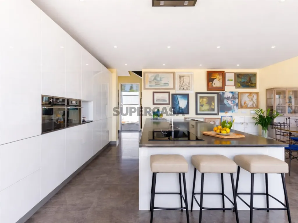 Köök - Luxury House with Sea View in Ferragudo