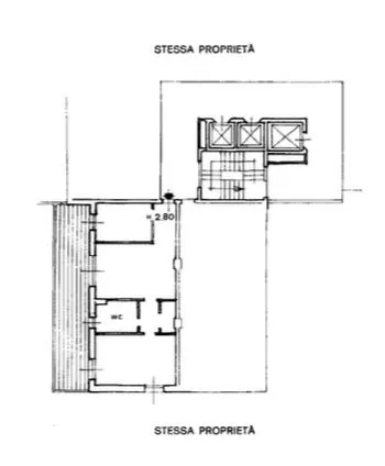Floor Plan - 2-Bedroom Apartment with Terrace in Pieve Emanuele