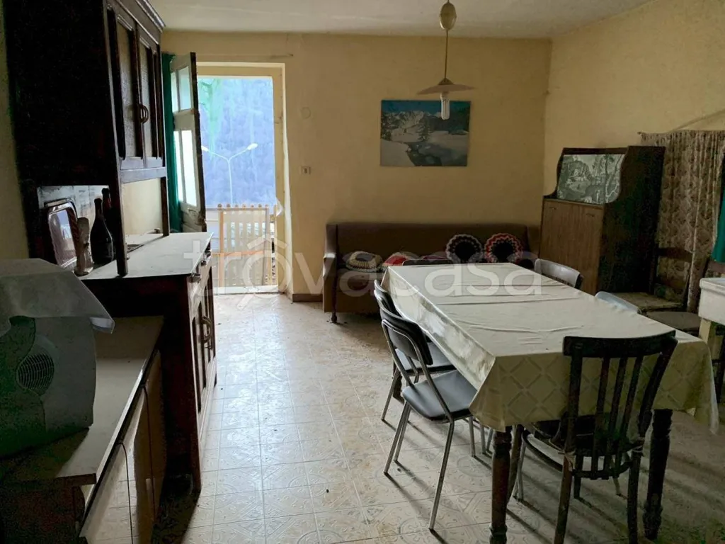 Dining Room - Baita with Garden in Melle, Borgata Chiot