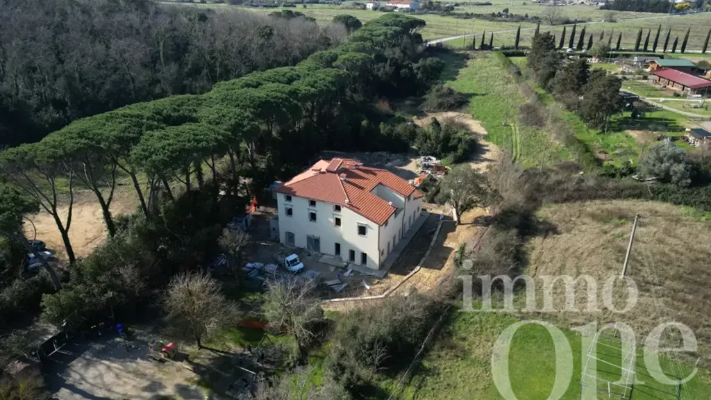 Aerial - Restored Apartment with Terraces in La Puzzolente