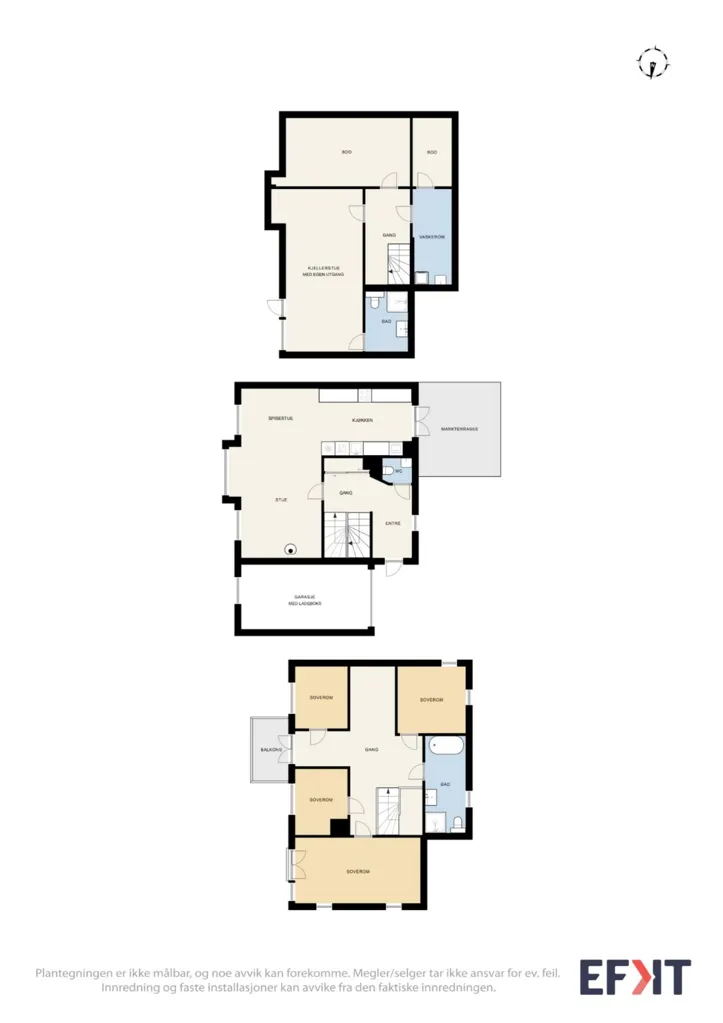 Planimetria - Modern Apartment with Garden in Ammerud