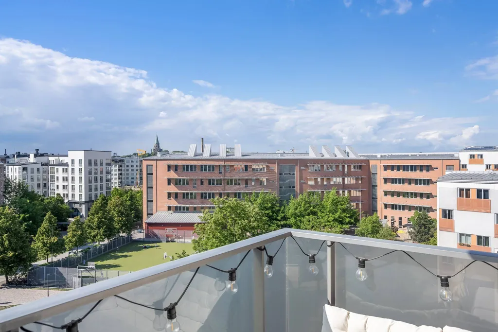 Balcon - Apartment with West Balcony in Hammarby Sjöstad