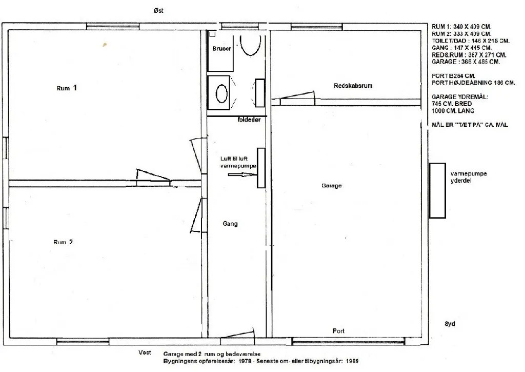 Plan - Handcrafted Cottage with Unique Garden in Kielstrup