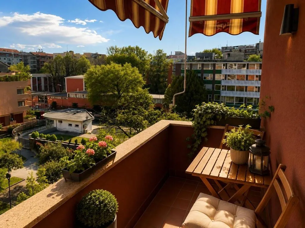 Balcon - Luxury Penthouse with Terraces in Milan