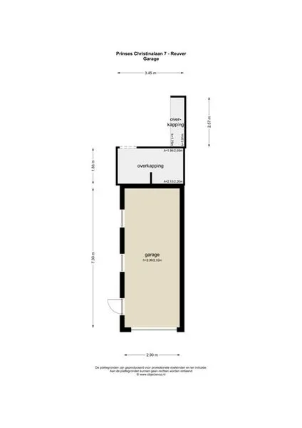 Plan - Modernised Two-Storey House with Garden in Reuver