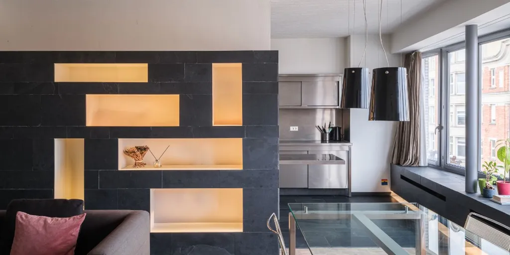 Séjour - Appartement avec Terrasse près du Citadelpark à Gand