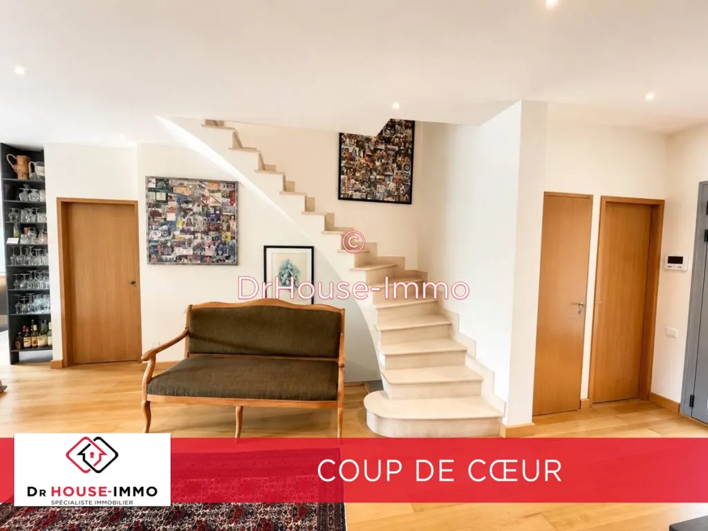 Séjour - Maison Contemporaine avec Piscine à Talence
