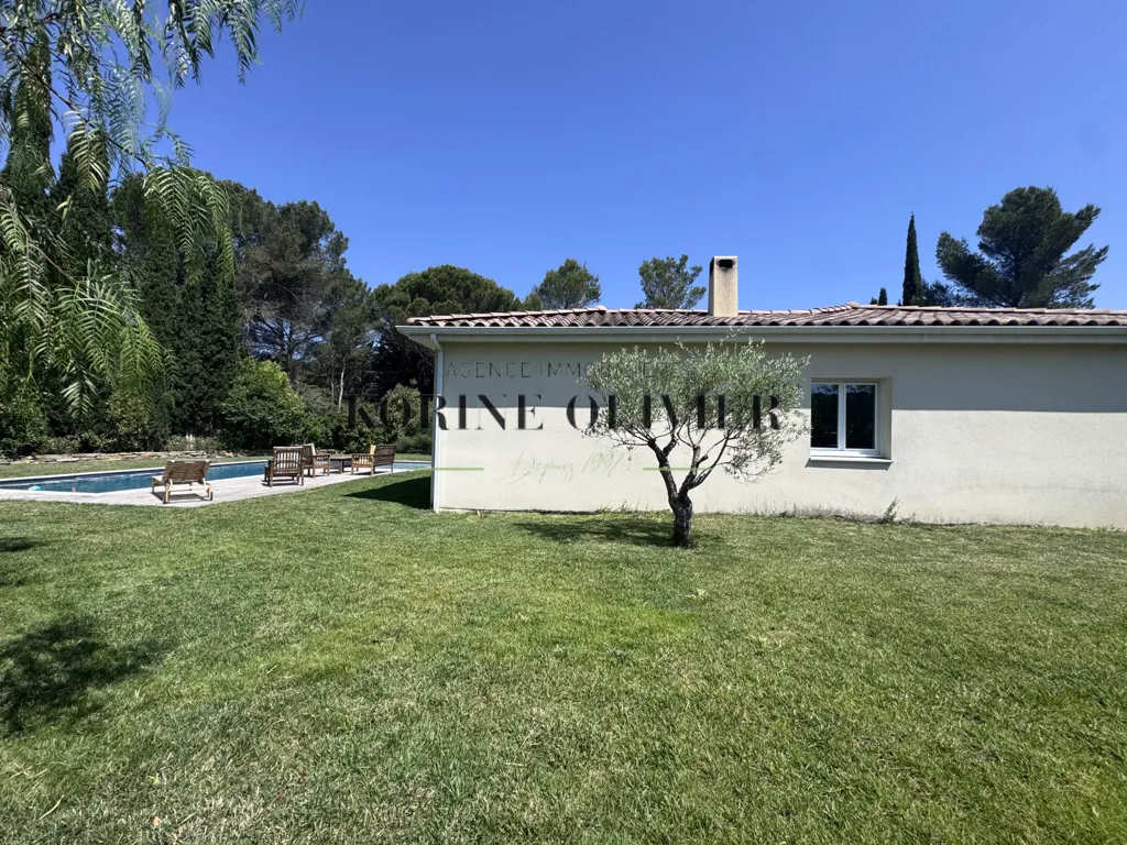 Extérieur - Villa Meublée avec Piscine à Ventabren