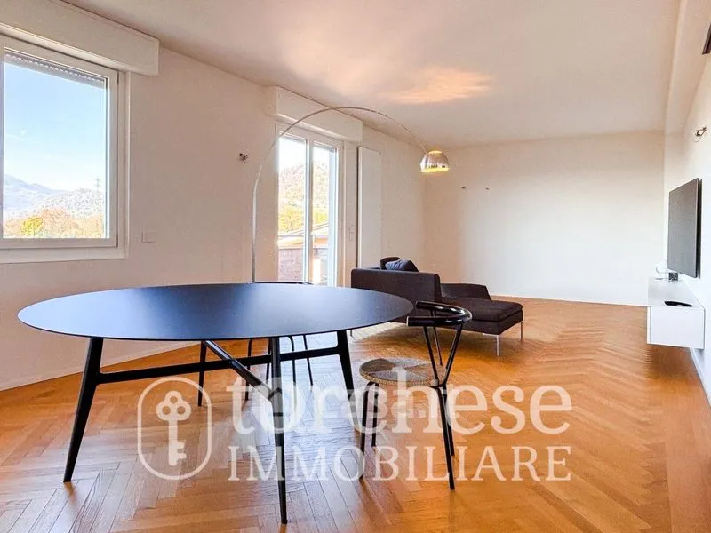 Séjour - Rustic Trilocale with Balcony in Sorisole