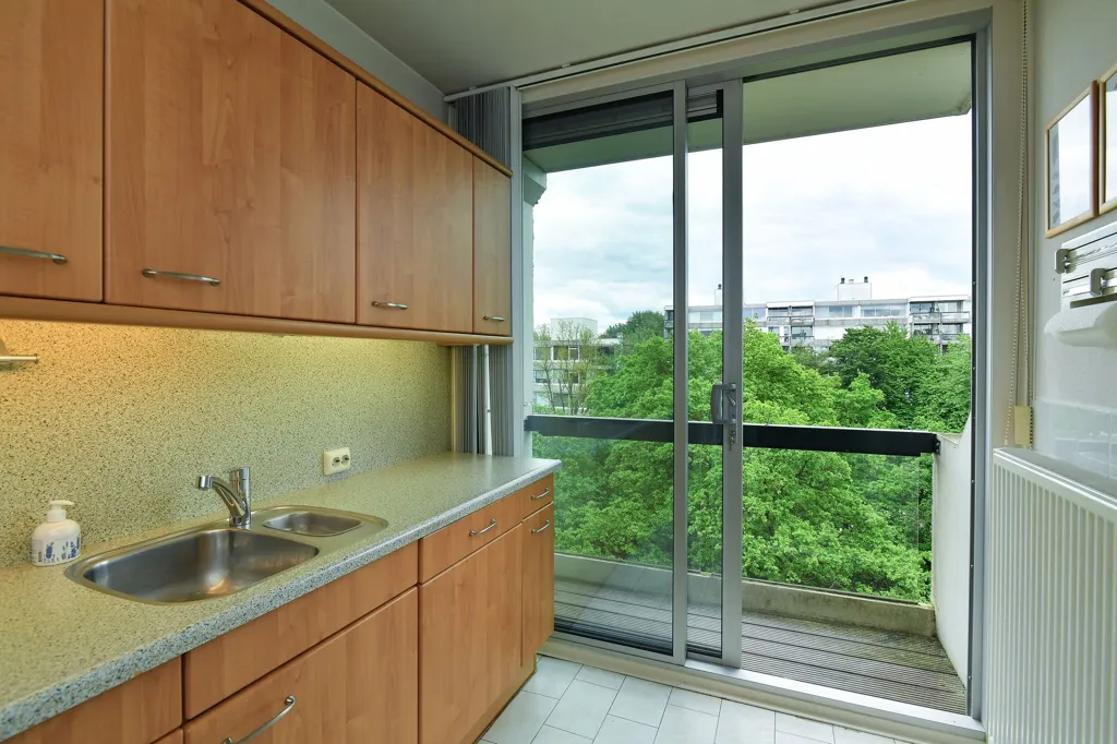 Köök - Corner Flat with Garden View in Doorwerth