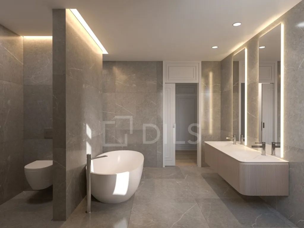 Salles de bain - Penthouse with Terrace in Monte Estoril