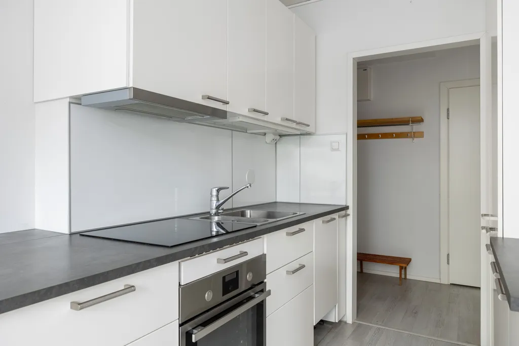 Köök - Modernised Apartment with City Centre Views in Lahti