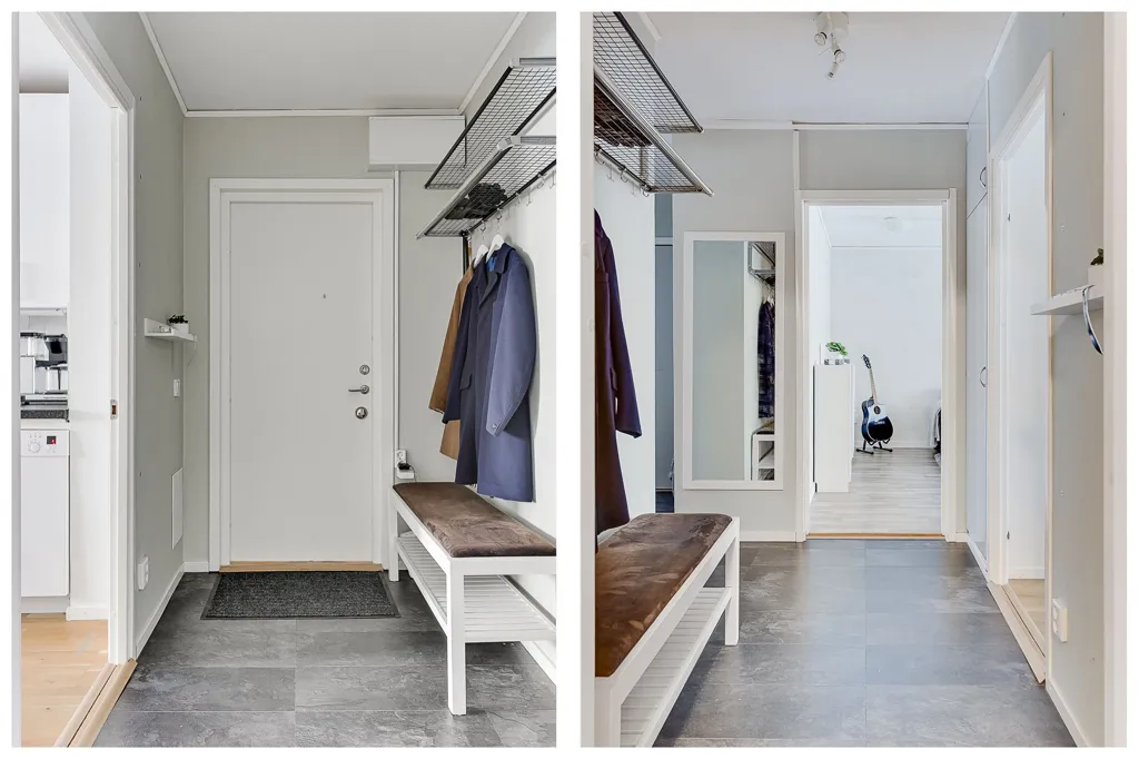 Hallway - Three-Bedroom Apartment with West-Facing Balcony in Umeå