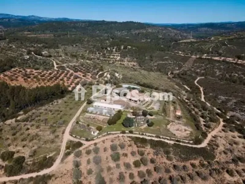 Vue aérienne - Rustic Farmhouse with Pool in Les Coves de Vinromà
