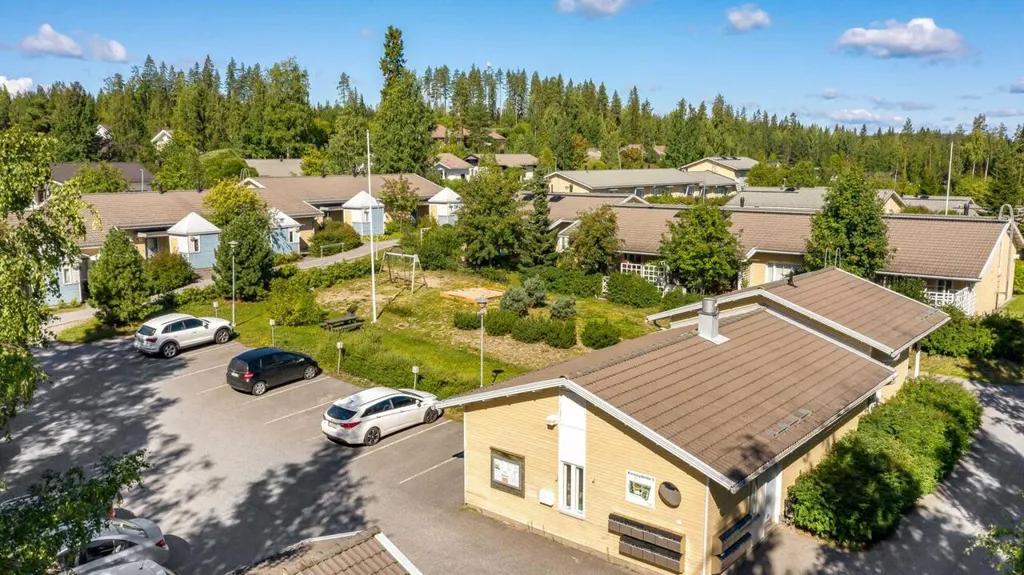 Vue aérienne - Terraced House with Sauna in Jyväsjärvi